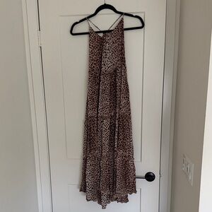August The Label Leopard Print Maxi Dress